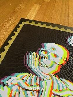 The War On Drugs Hollywood Bowl EMEK Blacklight Velvet Limited Ed Poster 2024