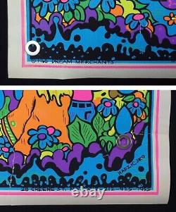 The Whole World is Watching Vintage Blacklight Poster 1968 Dream Merchants Eye 4