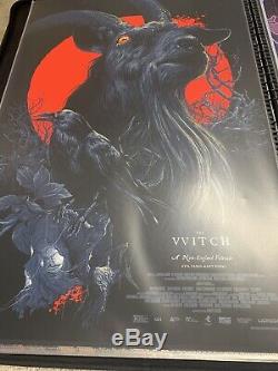 The Witch VVitch Black Phillip Blacklight Vance Kelly Poster Mondo Artist BNG HC