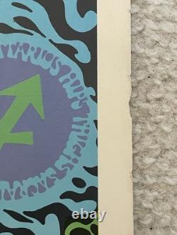 The Zodiac 1967 Vintage Blacklight Funky Features Poster