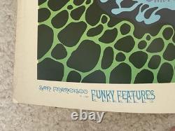 The Zodiac 1967 Vintage Blacklight Funky Features Poster