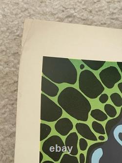 The Zodiac 1967 Vintage Blacklight Funky Features Poster