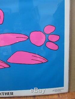 The pink Panther Vintage Black Light Poster 1977 In#G1741