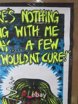 There's nothing wrong with me Today Petagno parody black light Poster 1972 21794