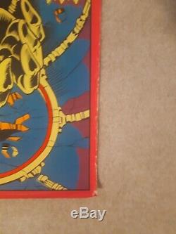 Third Eye / Marvel Original It's Psyklop Black Light Poster 1971 Rare HULK