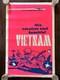 This Vacation Visit Vietnam-vintage Blacklight Poster 1970s 23x35