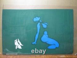 This thing Togetherness Make love not war Vintage black light Poster 1970 19770