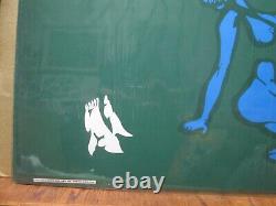 This thing Togetherness Make love not war Vintage black light Poster 1970 19770