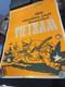 This Vacation Visit Vietnam Black Light Poster Original Vintage Orange 1970s