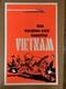 This Vacation Visit Vietnam Black Light Poster Original Vintage Orange 1970s Pea