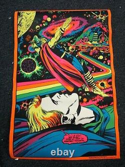 Thor Astral Marvel Third Eye Original Blacklight Poster Te4006 Jack Kirby 1971