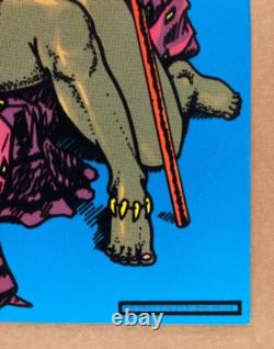 Tigress Vintage Poster Blacklight Pro Arts 1977 Warrior Woman Tiger Velvet 1970s