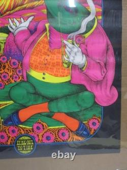 Time out in time black light vintage Poster 1970 toad Saladin 22609