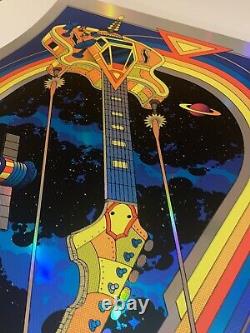 Trey Anastasio Band Poster Columbus OH 21 FOIL Blacklight! SIGNED! Only 20