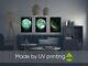 Triptych Of Luminous Pictures Outer Space Glow In The Dark Home Decor 45x32 Cm