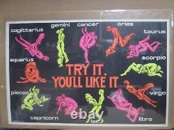 Try it! You'll like it like it Vintage Poster 1970's black light positions 20268