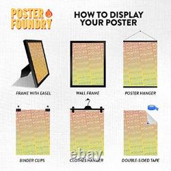 Tupac 2Pac Poster 90s Hip Hop Rapper Trippy Psychedelic Blacklight Decor