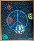 Universal Peace Vintage 1971 Blacklight Headshop Poster By Wespac Visual W296