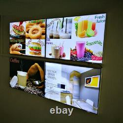 Ultra-thin LED Light Box Restaurant Cafe Poster Illuminate Frame Menu Board Sign