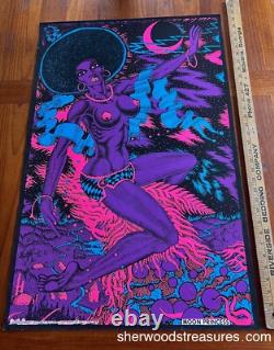 Uncommon Classic 1973 MOON PRINCESS Black Light Poster Headshop Psych POSTER