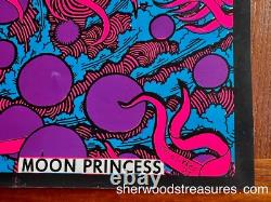 Uncommon Classic 1973 MOON PRINCESS Black Light Poster Headshop Psych POSTER