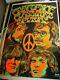 Unopened Creedence Clearwater Revival 1969 Ccr Vintage Blacklight Rock Poster