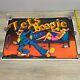 Vintage 1972 Let's Boogie Black Light Psychedelic Poster 35x23 Cng1703 P42