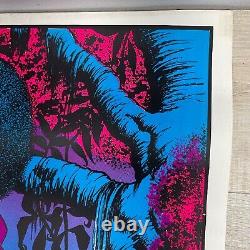 VINTAGE 1973 JUNGLE GODDESS BLACK LIGHT POSTER 23x35 P41