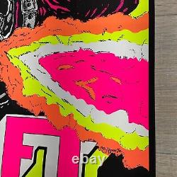 VINTAGE 1973 SHAFT BLACKLIGHT POSTER 22x34 P29