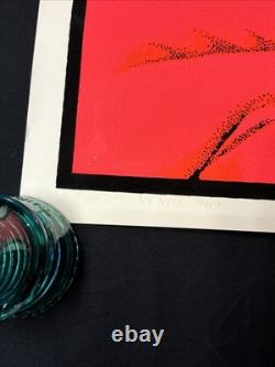 VINTAGE 1976 MIDNIGHT VENUS BLACKLIGHT POSTER New Opened 23x35
