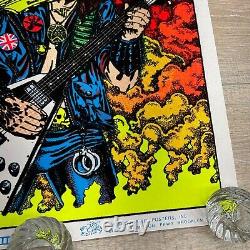 VINTAGE 1983 HEAVY METAL 2 II BLACKLIGHT POSTER SCORPIO #1659 23x35 P45