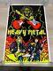 Vintage 1983 Heavy Metal 2 Ii Blacklight Poster Scorpio #1659 23x35 P8