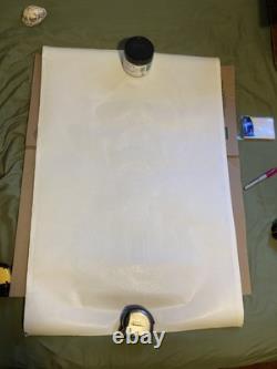 VINTAGE 1984 SKULL RIDER #181 BLACK LIGHT VELVET POSTER 23X 35 Easy Rider BL01