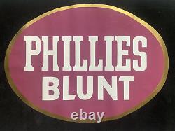 VINTAGE 1993 Phillies Blunt Hav-A-Tampa Felt Poster Blacklight