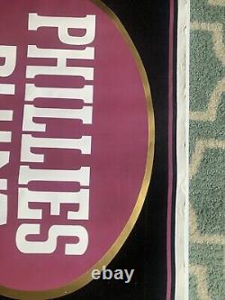 VINTAGE 1993 Phillies Blunt Hav-A-Tampa Felt Poster Blacklight