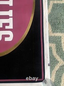 VINTAGE 1993 Phillies Blunt Hav-A-Tampa Felt Poster Blacklight