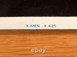 VINTAGE 1997 Marvel X-Men Wolverine Gambit Bishop Black Light Poster Felt Funky