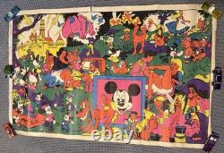 VINTAGE'70's DISNEY After Dark WALLY WOOD Orgy BLACKLIGHT Poster READ! 