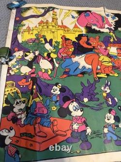 VINTAGE'70's DISNEY After Dark WALLY WOOD Orgy BLACKLIGHT Poster READ! 