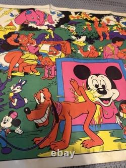 VINTAGE'70's DISNEY After Dark WALLY WOOD Orgy BLACKLIGHT Poster READ! 