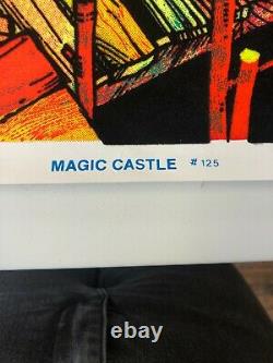 VINTAGE BLACKLIGHT POSTER #125 Magic Castle 1974 Funky Enterprises AA Sales