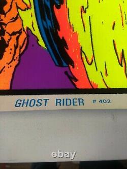 VINTAGE BLACKLIGHT POSTER #402 Ghost Rider 1996 Funky Enterprises Marvel Comics