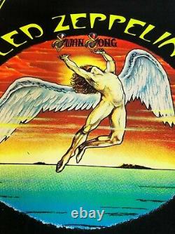 VINTAGE BLACKLIGHT POSTER #817 Swan Song Led Zeppelin 1987 Myth Gem LTD Rock