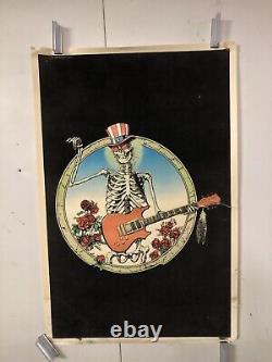 VINTAGE BLACKLIGHT POSTER Electric Sam Grateful Dead 1995 Philip Garris Jerry