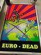 Vintage Blacklight Poster Euro Dead 1996 Funky Enterprises Grateful Dead Hippy