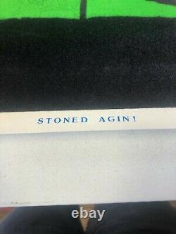 VINTAGE BLACKLIGHT POSTER Stoned Agin! 1971 R. Crumb Stoner Classic Marijuana