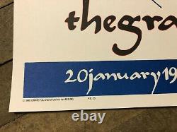 VINTAGE BLACKLIGHT POSTER The Grateful Dead 2nd Printing 1988 Iconic Hippy Pleas