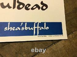 VINTAGE BLACKLIGHT POSTER The Grateful Dead 2nd Printing 1988 Iconic Hippy Pleas