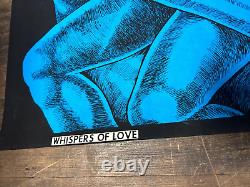 VINTAGE BLACKLIGHT POSTER Whispers Of Love 1973 One Stop Posters Black Beauty