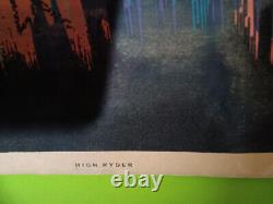 (VINTAGE)Black Light Poster-High Ryder-Rare Dargis USA